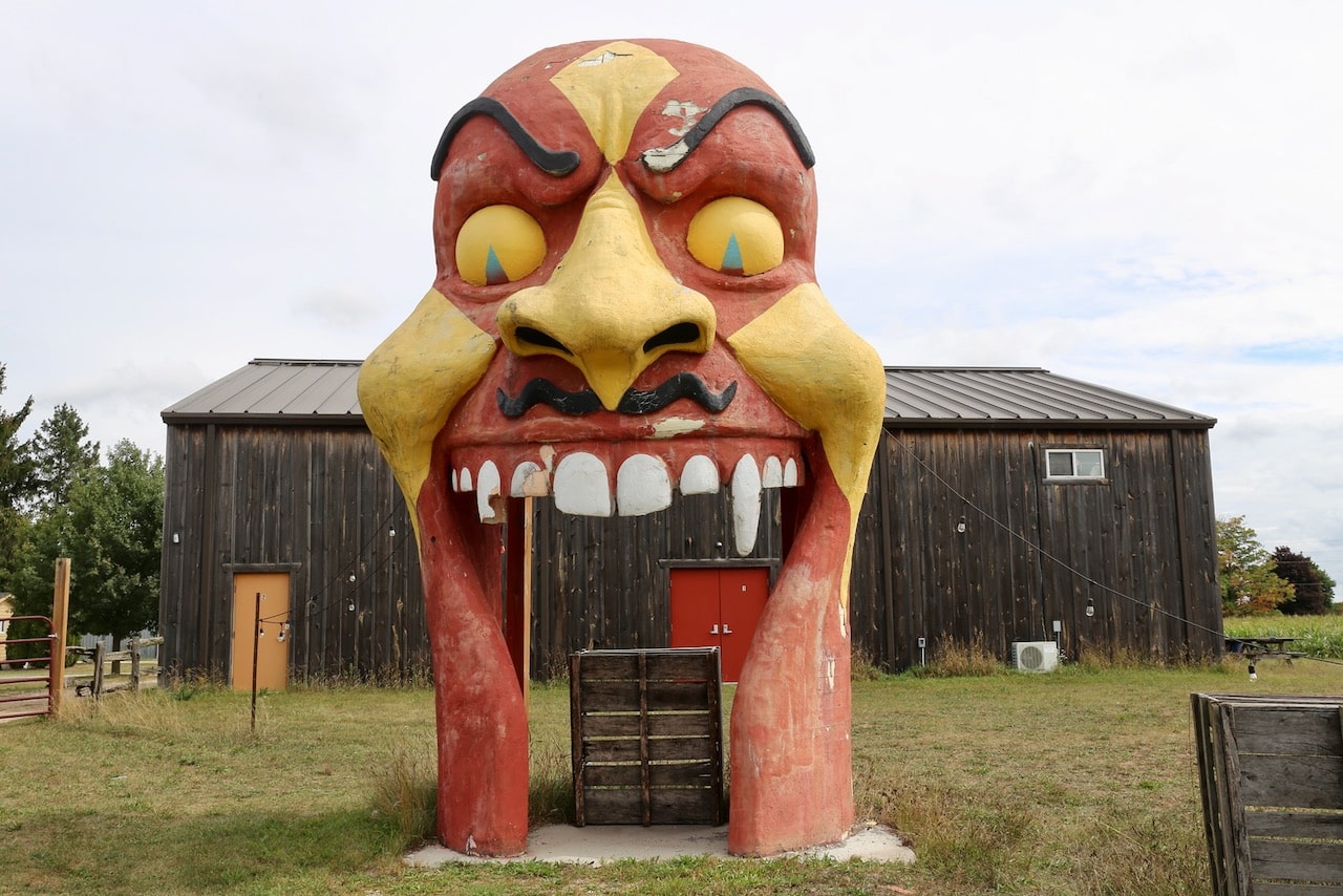 Spooky Things To Do In Woodstock at Halloween: Fear Farm at Snyder's Family Farm.