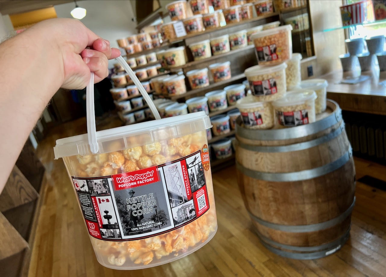 Purchase locally made Windsor food snacks at What's Poppin'.