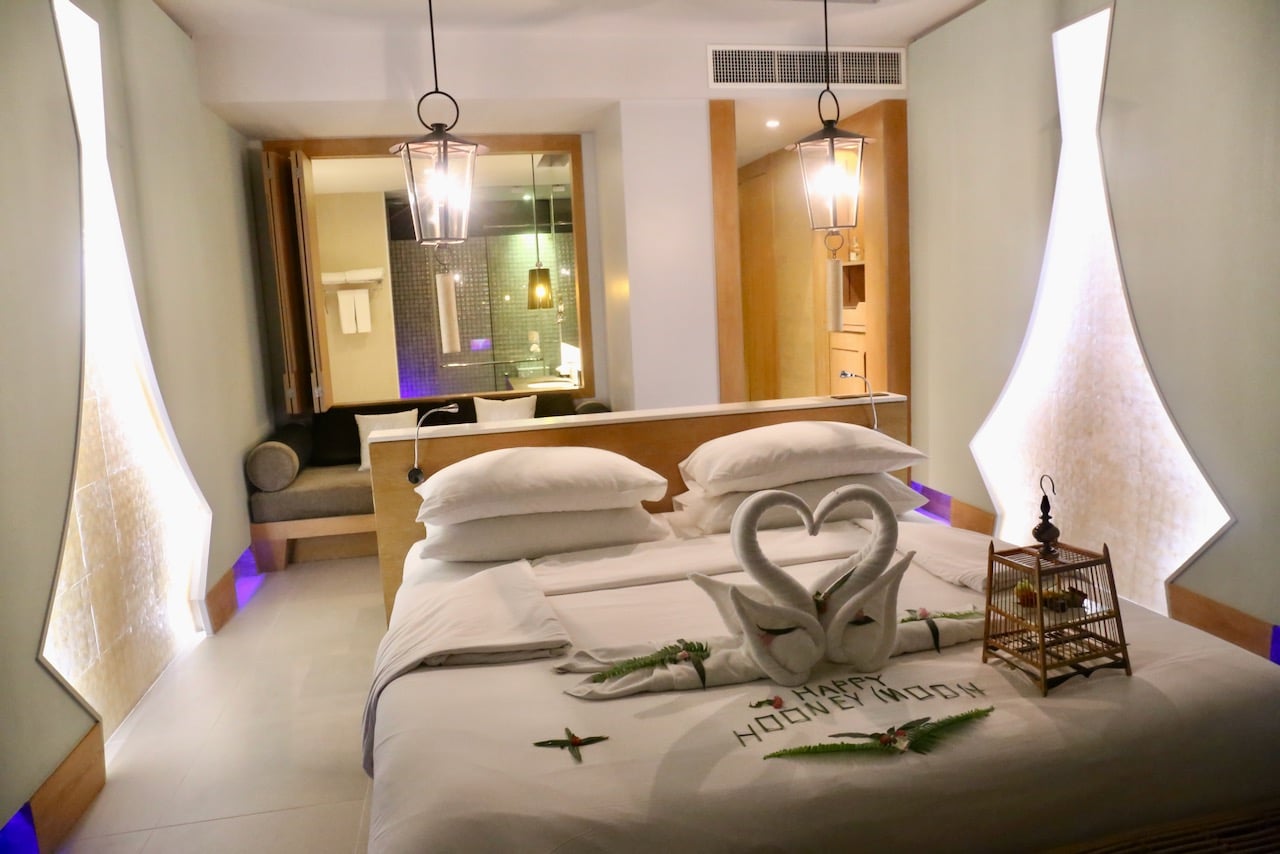 Luxurious Avista Hideaway Phuket Resort suite perfect for a romantic honeymoon. 