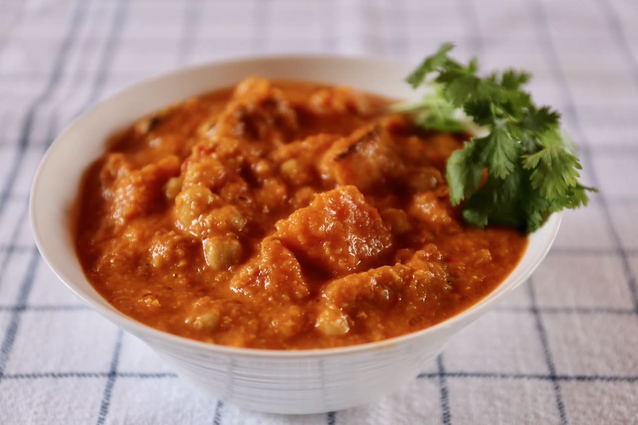 Butternut Squash Chickpea Curry Photo Image.