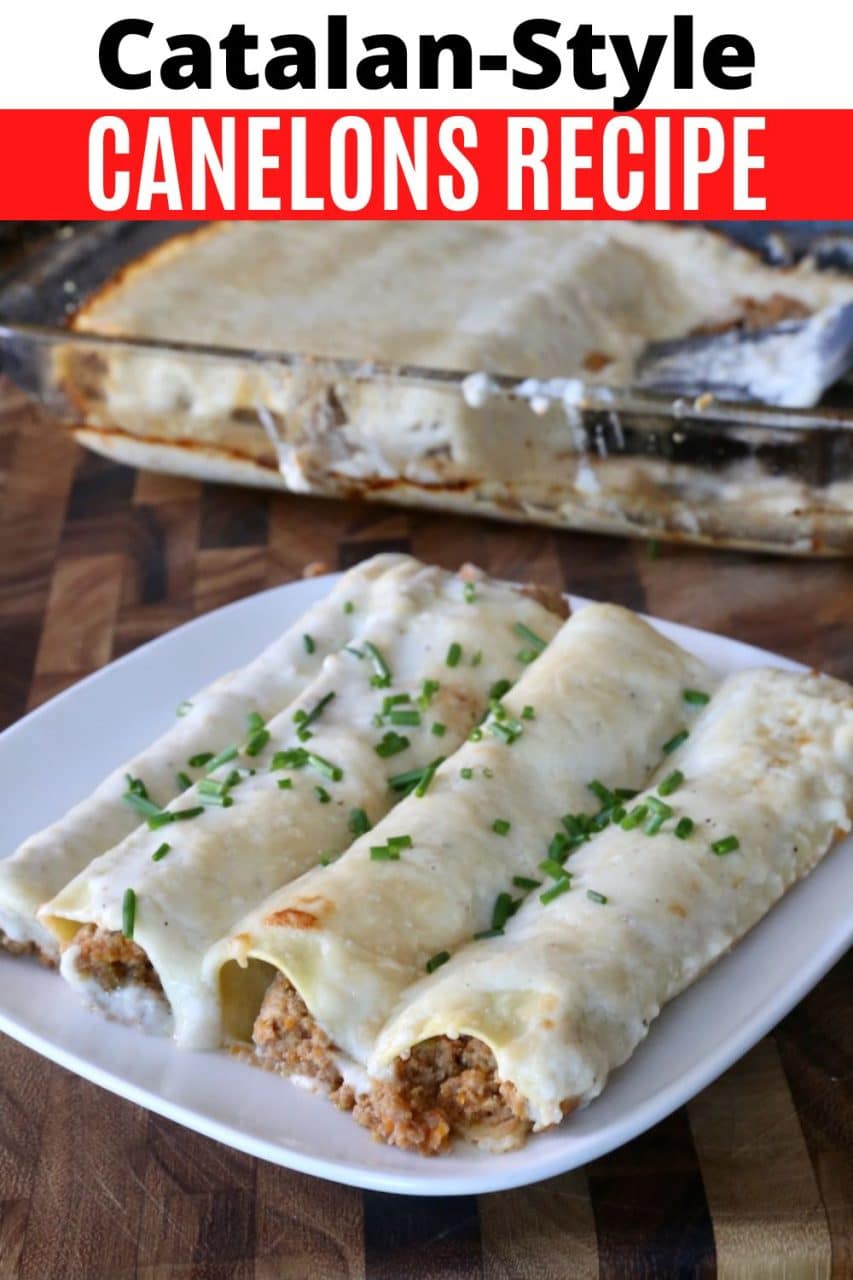 Save our Canelons "Catalan Style" Cannelloni Pasta recipe to Pinterest!