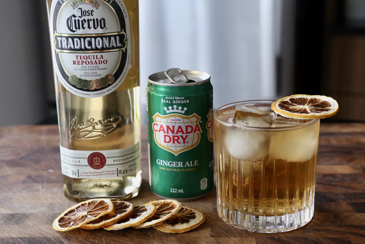 We suggest preparing this tequila cocktail with Canada Dry Ginger Ale.