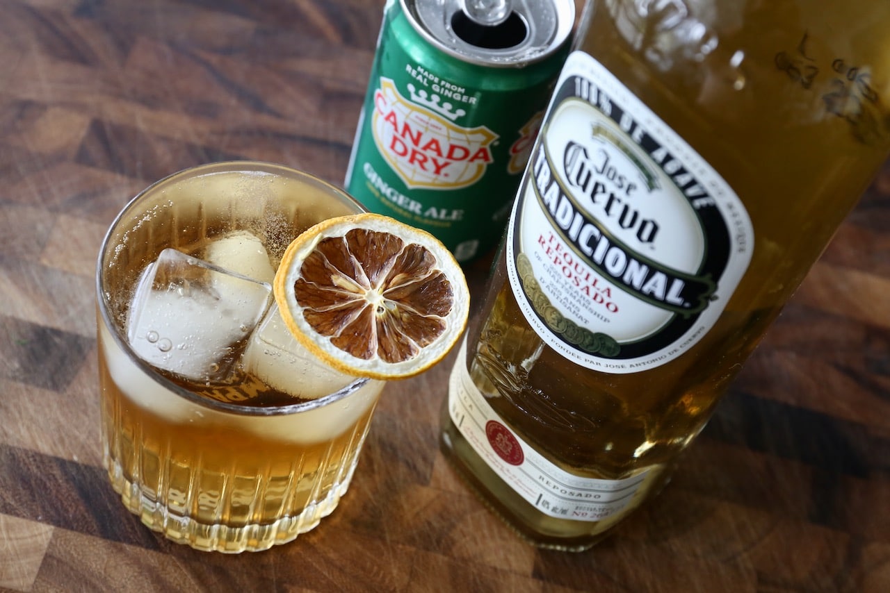 Garnish each cocktail glass with a dehydrated lime wheel or fresh lime slice. 