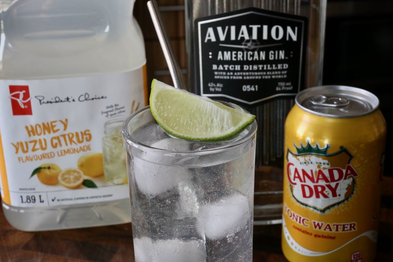 We love serving Yuzu Gin Cocktail's with sushi. 