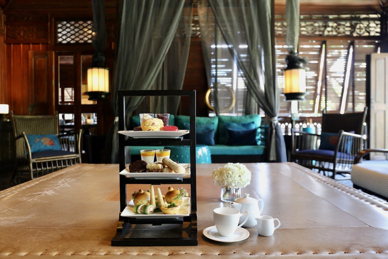 Visiting foodies can indulge in Thai-inspired Afternoon Tea at 137 Pillars House in Chiang Mai. 