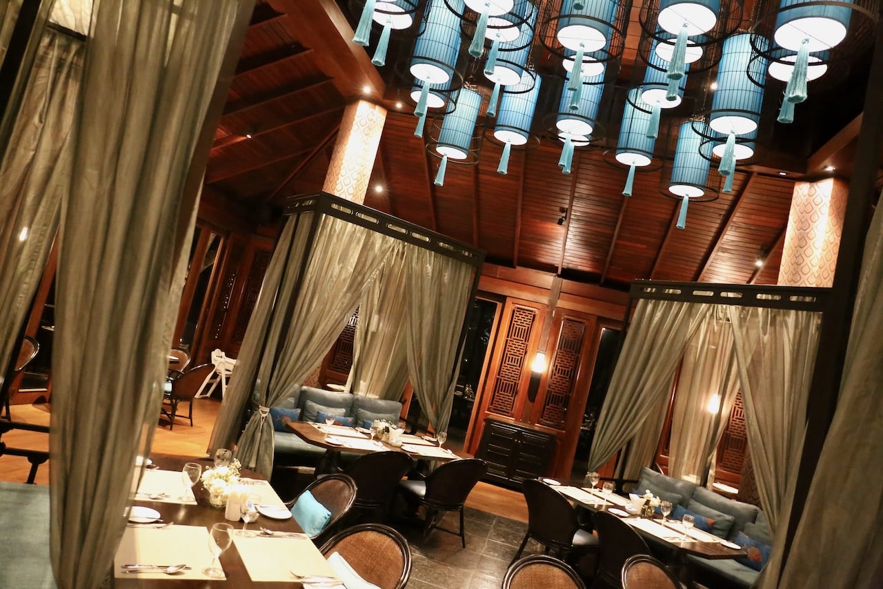 The Dining Room at 137 Pillars House Chiang Mai.