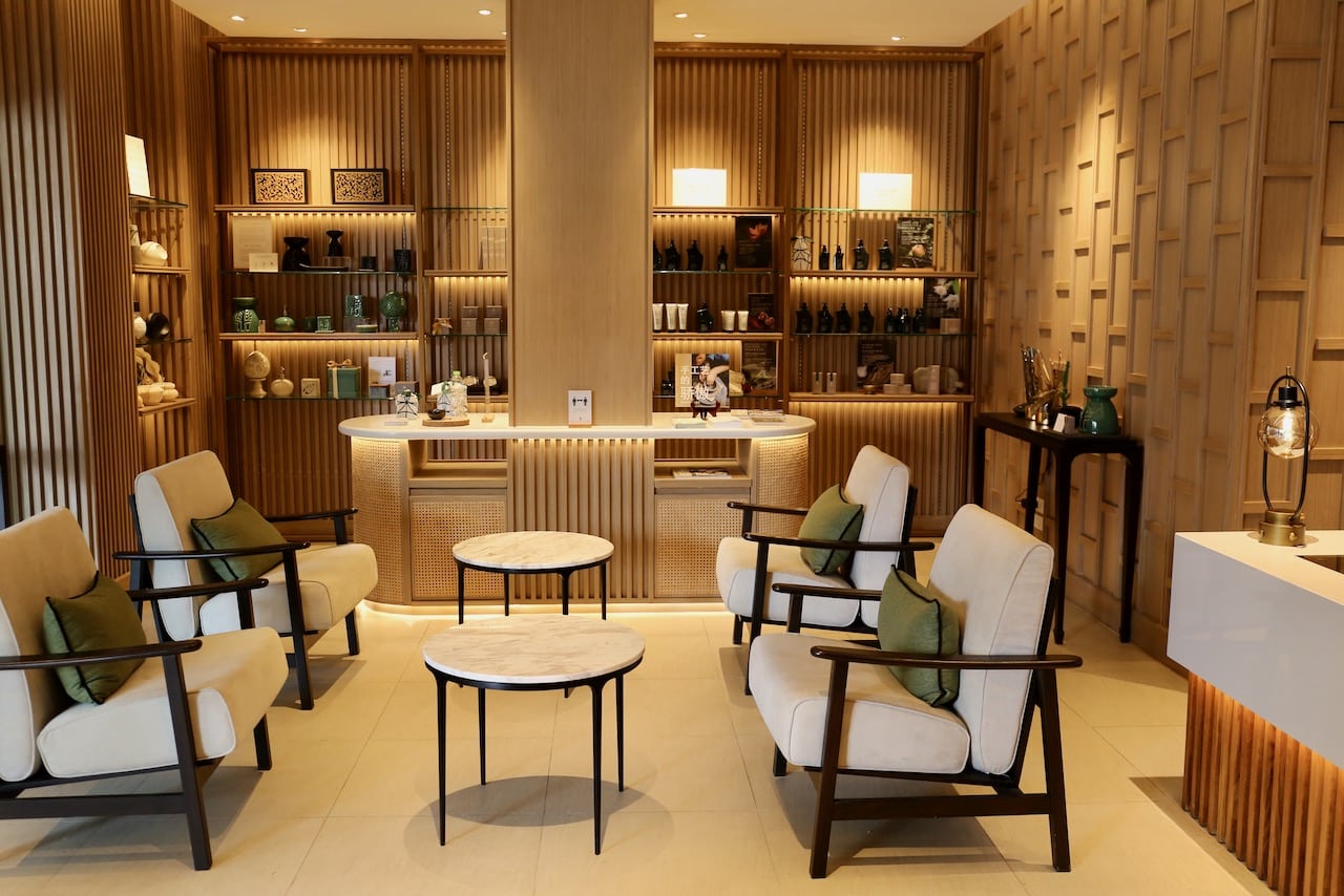 Banyan Tree Phuket Spa retail shop sells their signature scent formulations via lotions and soap.