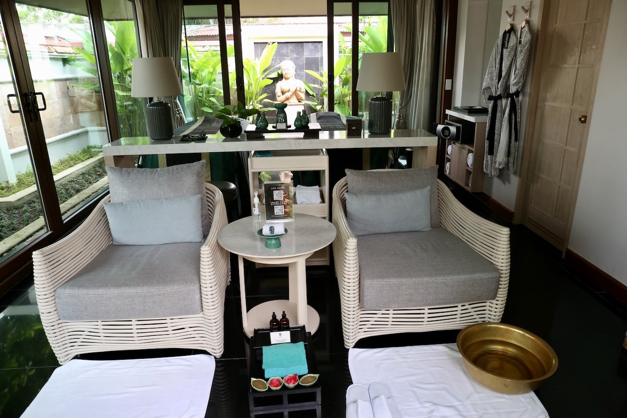 Banyan Tree Phuket Resort Spa couples massage cabana.