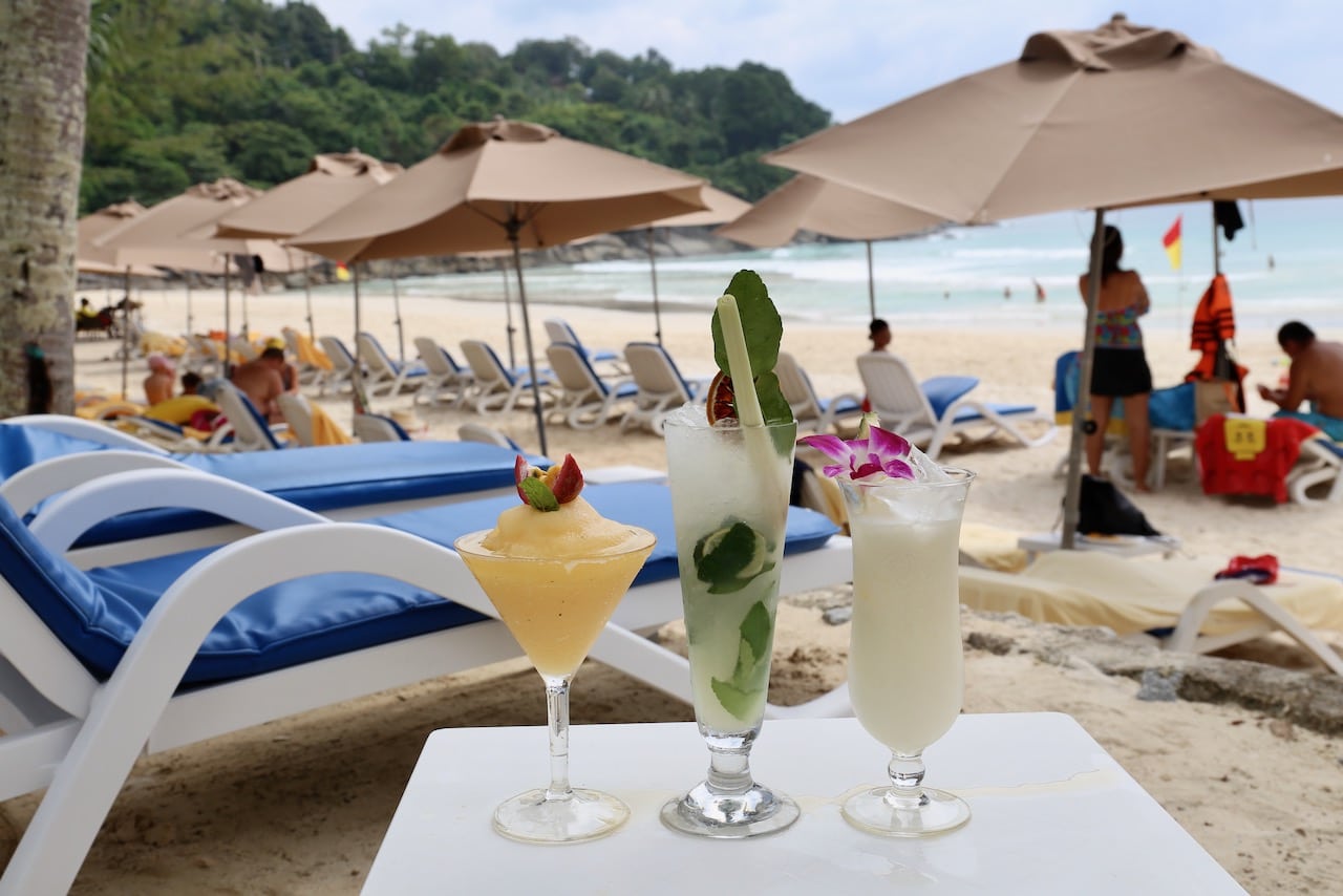 Bartenders at Le Méridien Phuket mix up tropical craft cocktails perfect for a beach day slurp.
