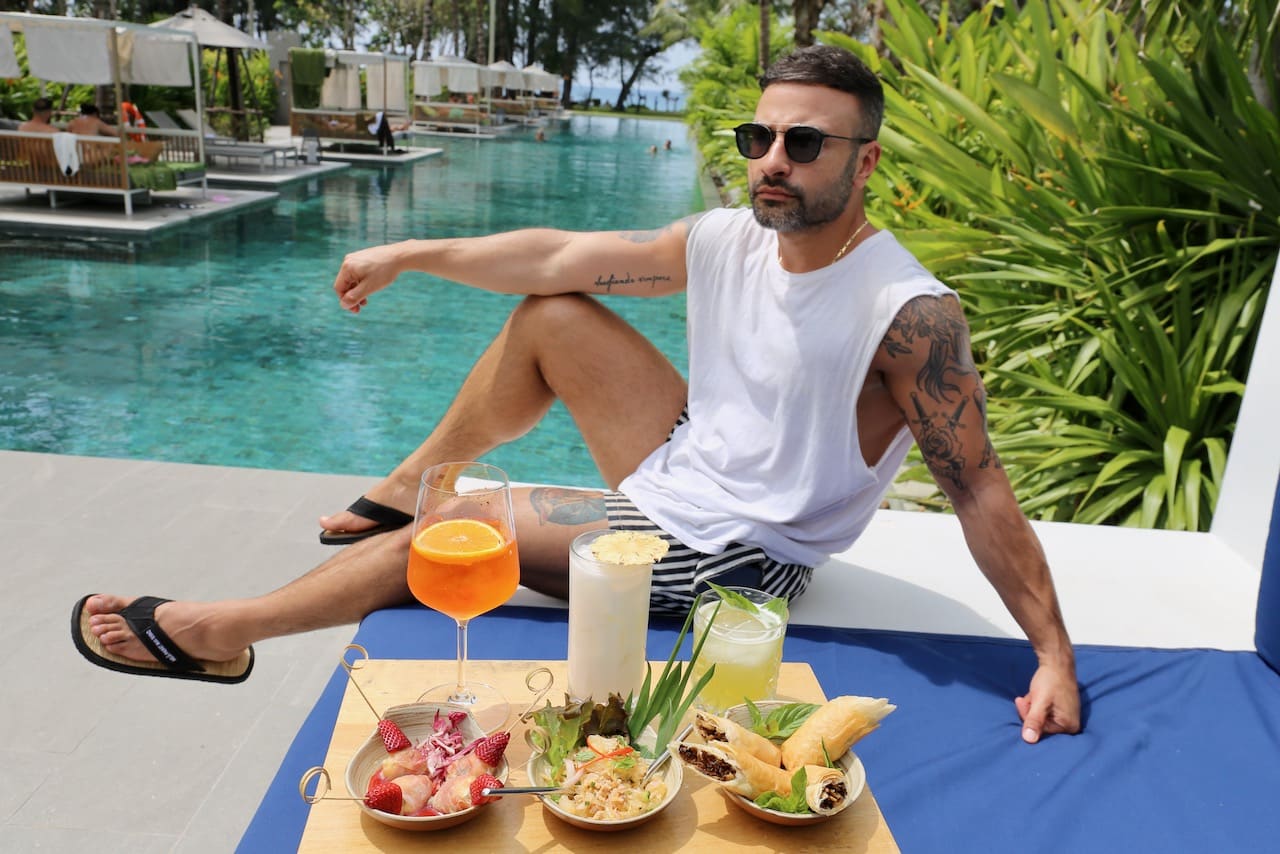 Sip craft cocktails and a midday snacks poolside at GAIA Restaurant.