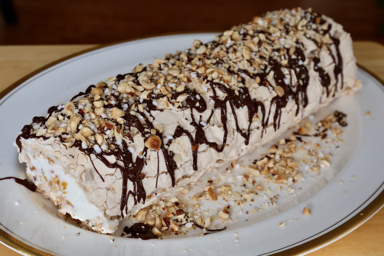 We love serving this Swedish roll cake during the holidays at Christmas parties. 