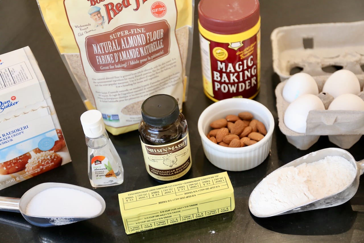 Traditional Finska Pinnar recipe ingredients.