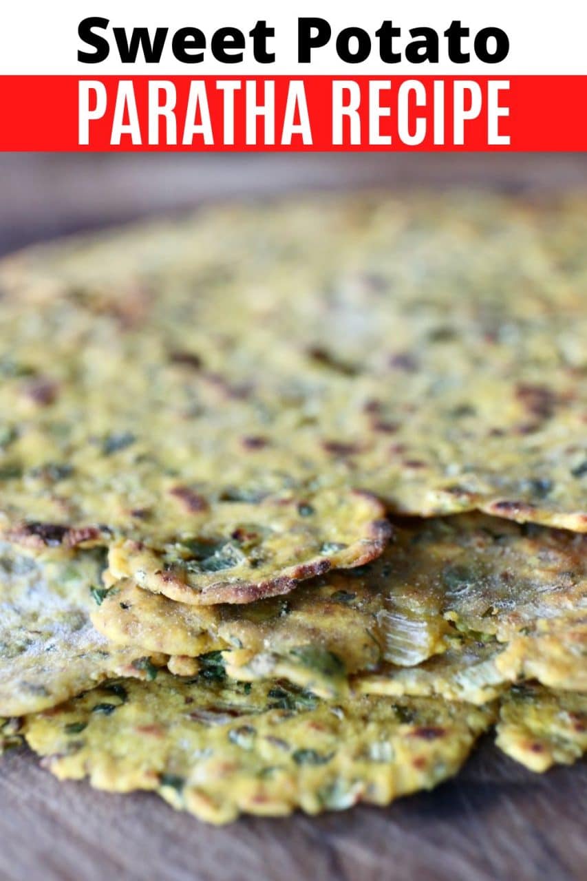 Save our Sweet Potato Paratha recipe to Pinterest!