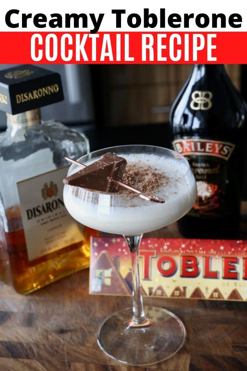 Save our Toblerone Cocktail recipe to Pinterest!