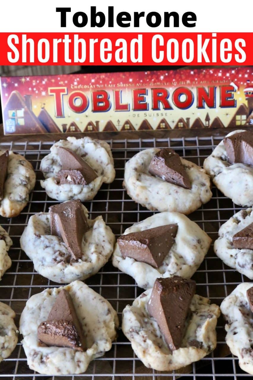 Save our Toblerone Shortbread Cookies recipe to Pinterest!