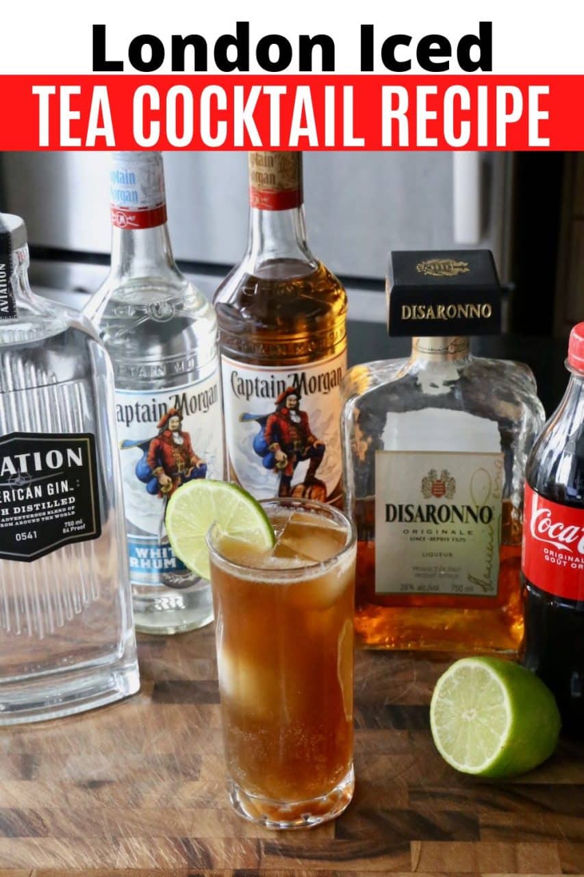 How to make a London Iced Tea Cocktail.