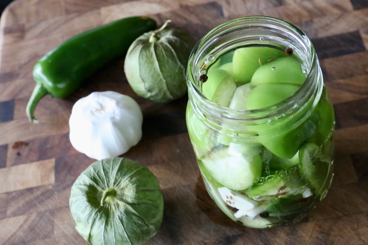 Let pickles cool in the fridge before serving. 