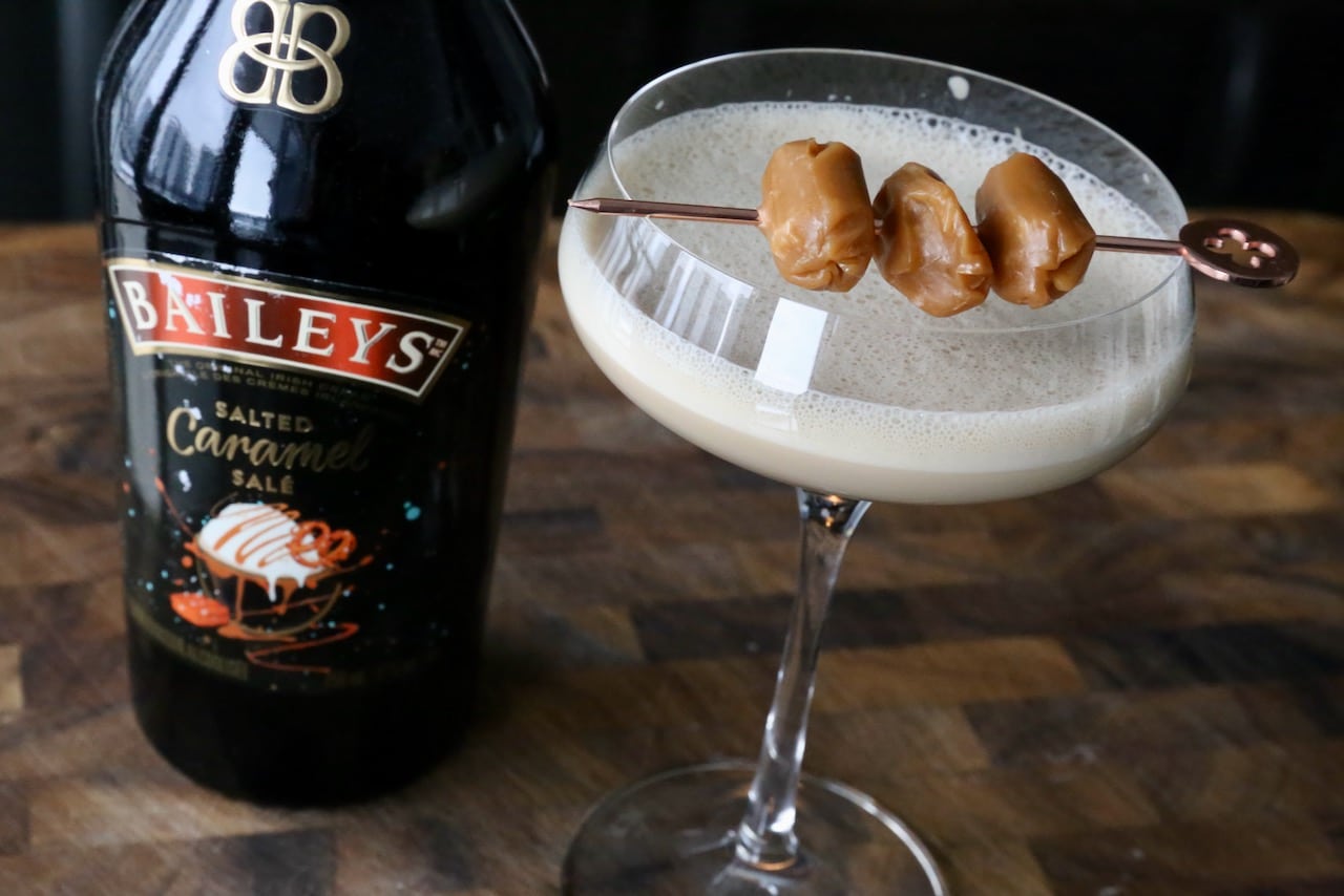 Now you're an expert on how to make a decadent Salted Caramel Espresso Martini.