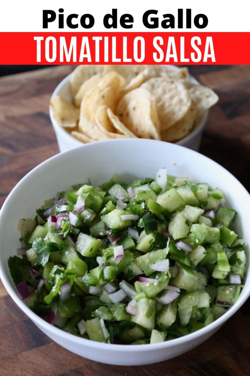 How to make healthy Tomatillo Pico de Gallo.