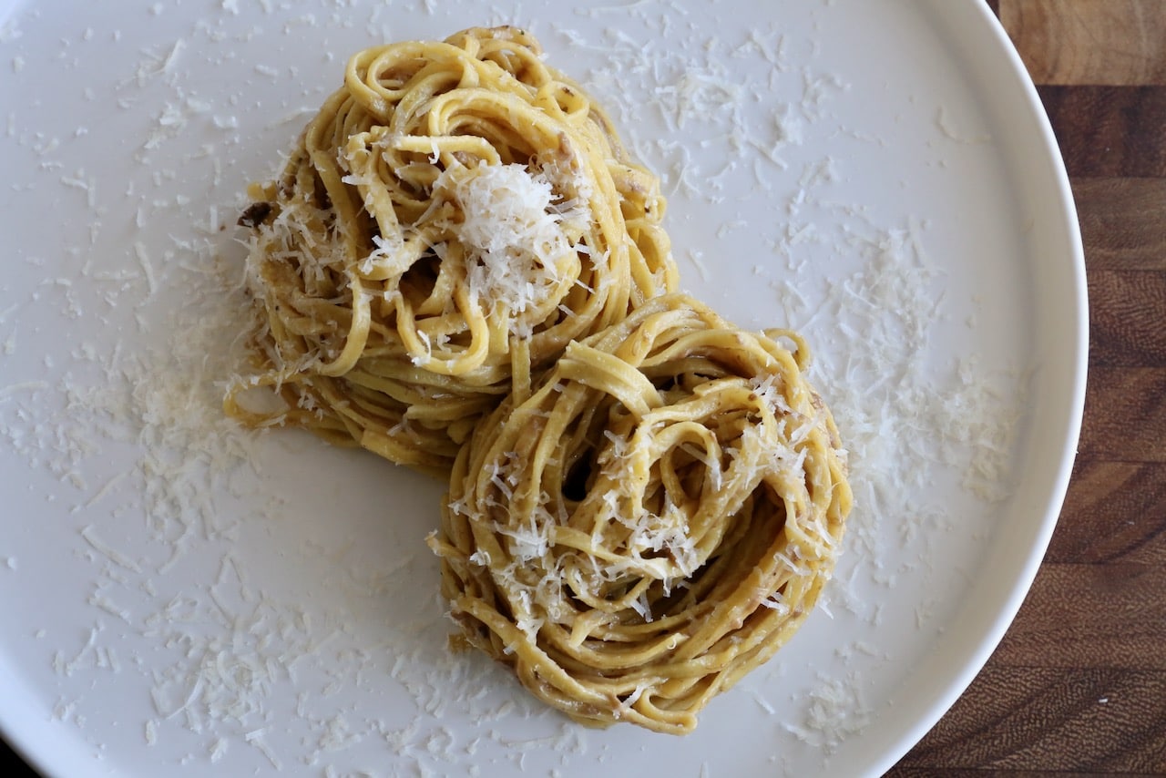 Tajarin is an authentic pasta from Piedmont, Italy. 