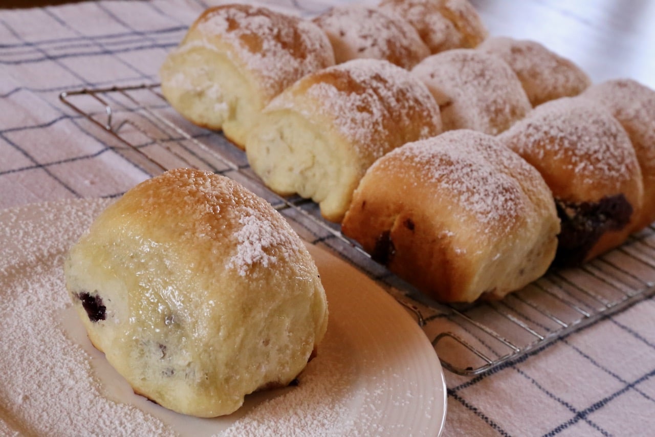 Cool the buns on a rack before serving. 