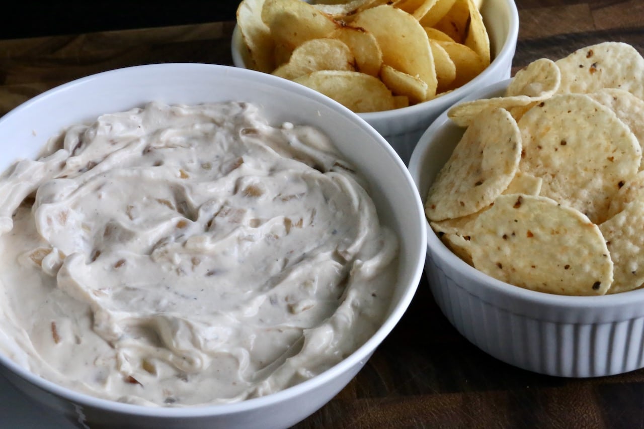 Caramelized French Onion Greek Yogurt Dip Recipe