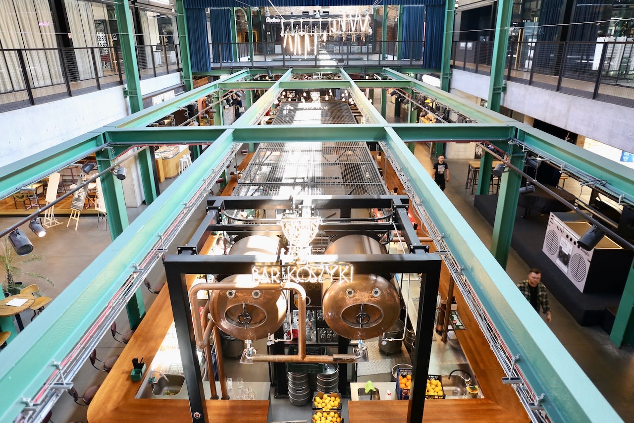 Our favourite food hall in Warsaw is Hala Koszyki.