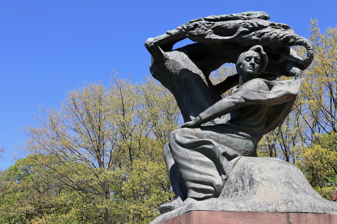 Warsaw loves celebrated composer Chopin. 