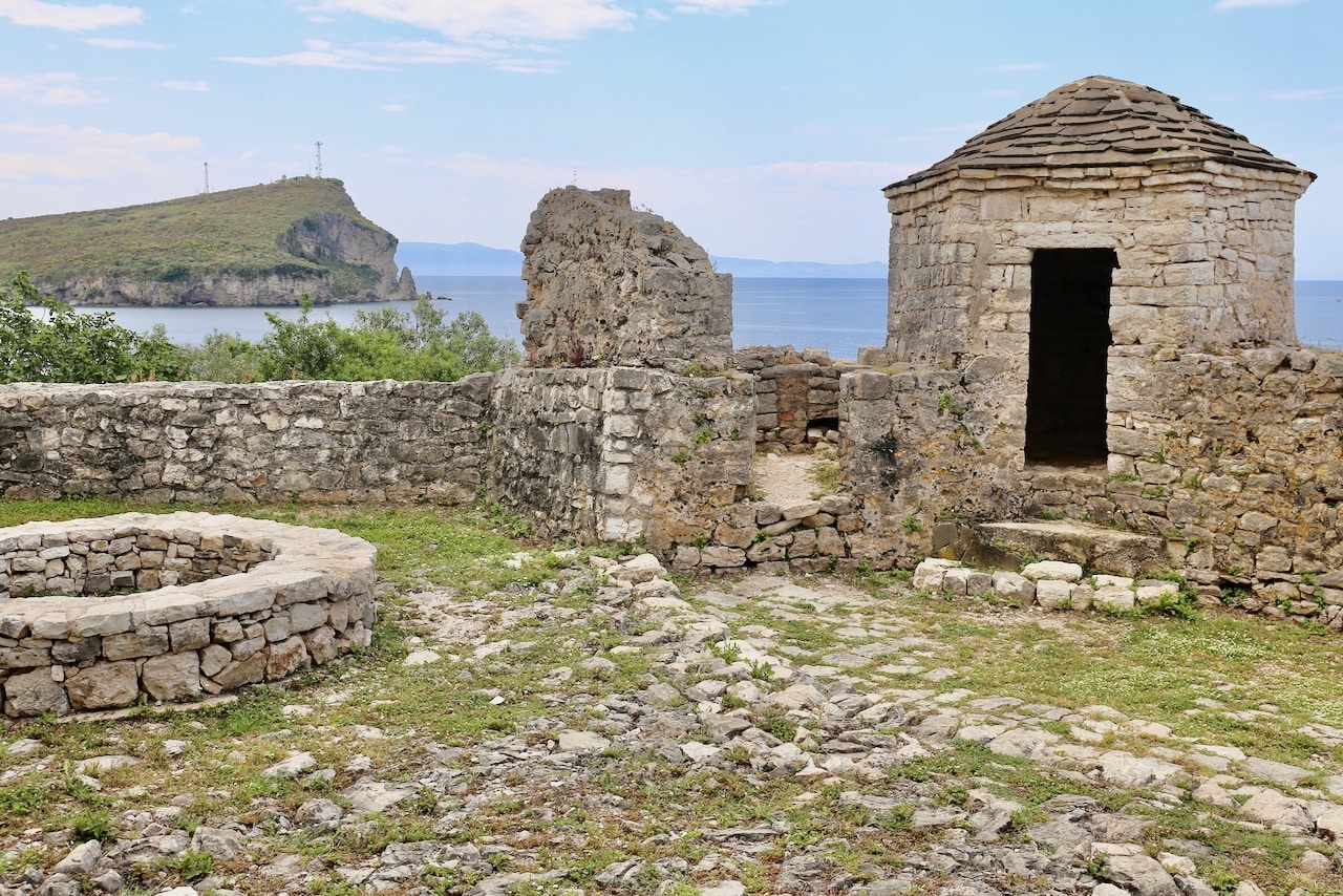 Albanian Road Trip Must See: Castle of Porto Palermo.
