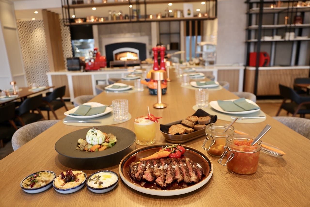 Enjoy a Middle East inspired feast at Tirana Marriott Hotel's upscale fine dining restaurant. 