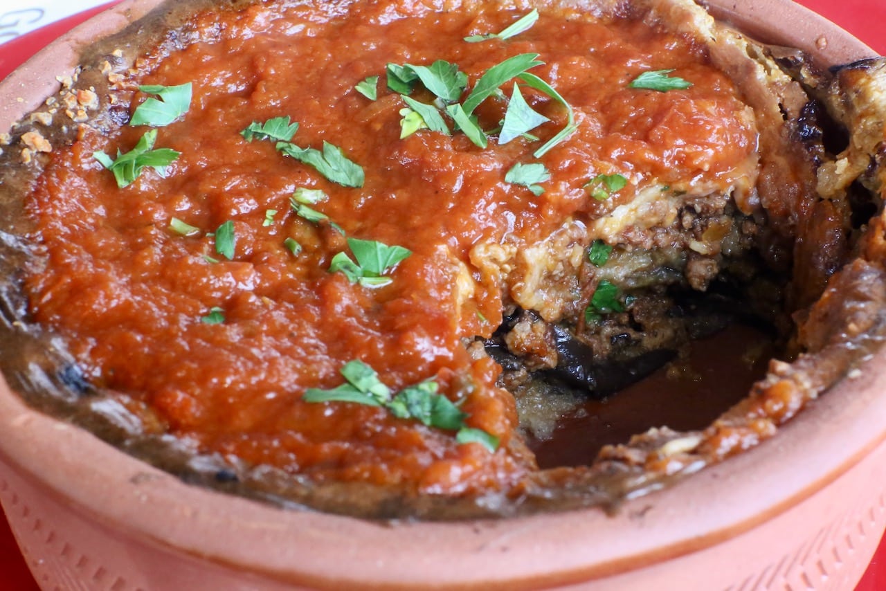 Must Try Corfu Foods: Moussaka Eggplant Casserole