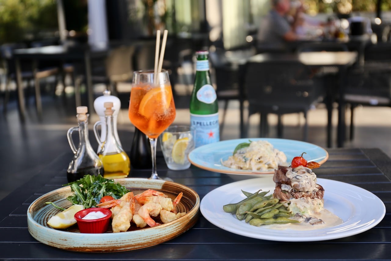 The signature fine dining restaurant at Movenpick Durres features flavours from Albania, Japan and Switzerland.