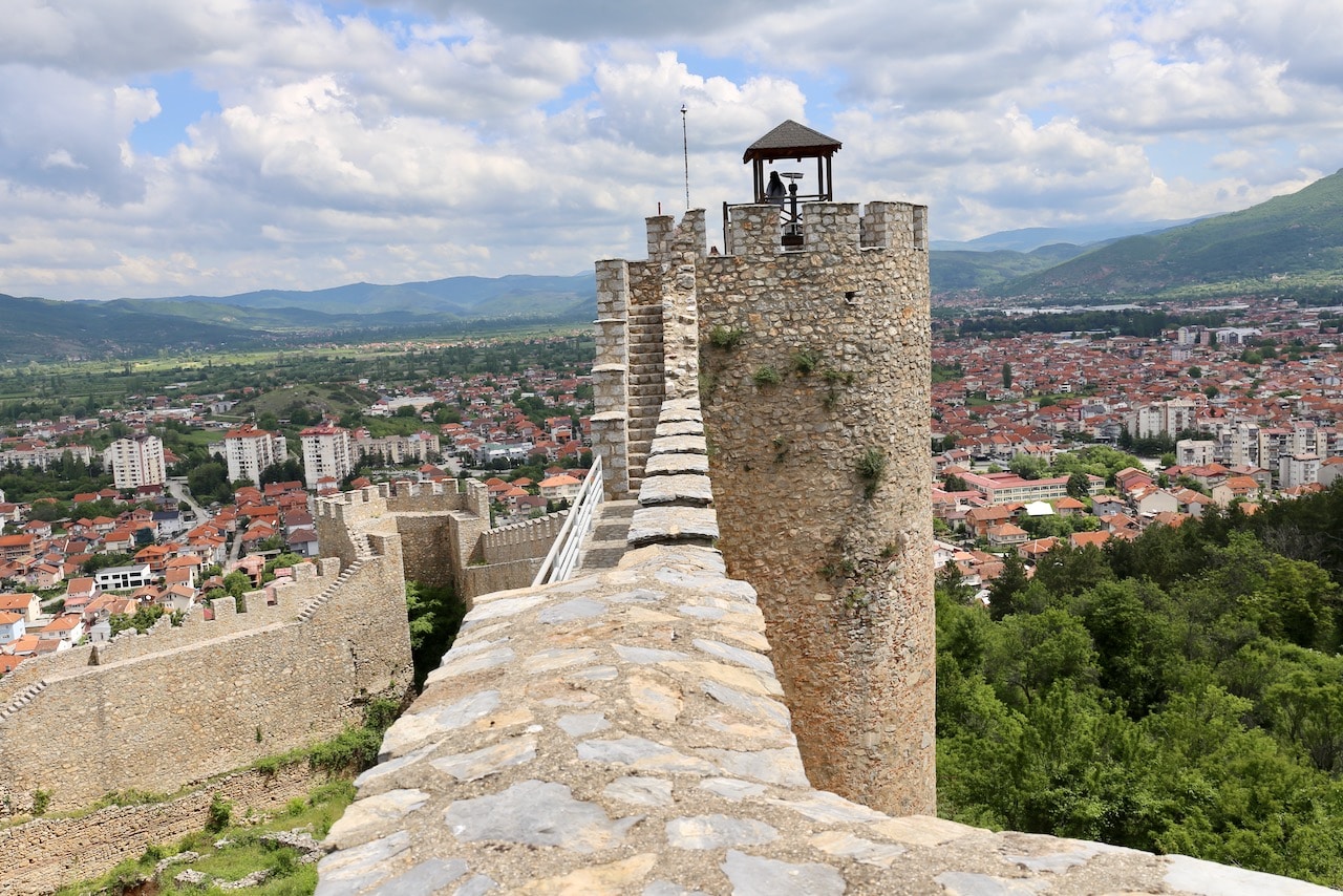 Samoil's Fortress offers panoramic views over the city and lake.