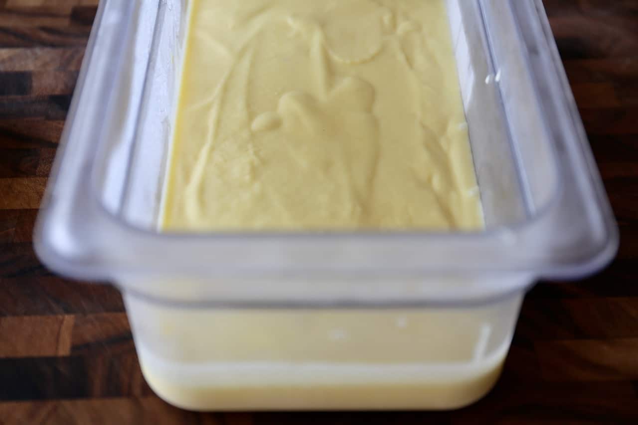 Frozen Lemon Custard Ice Cream.