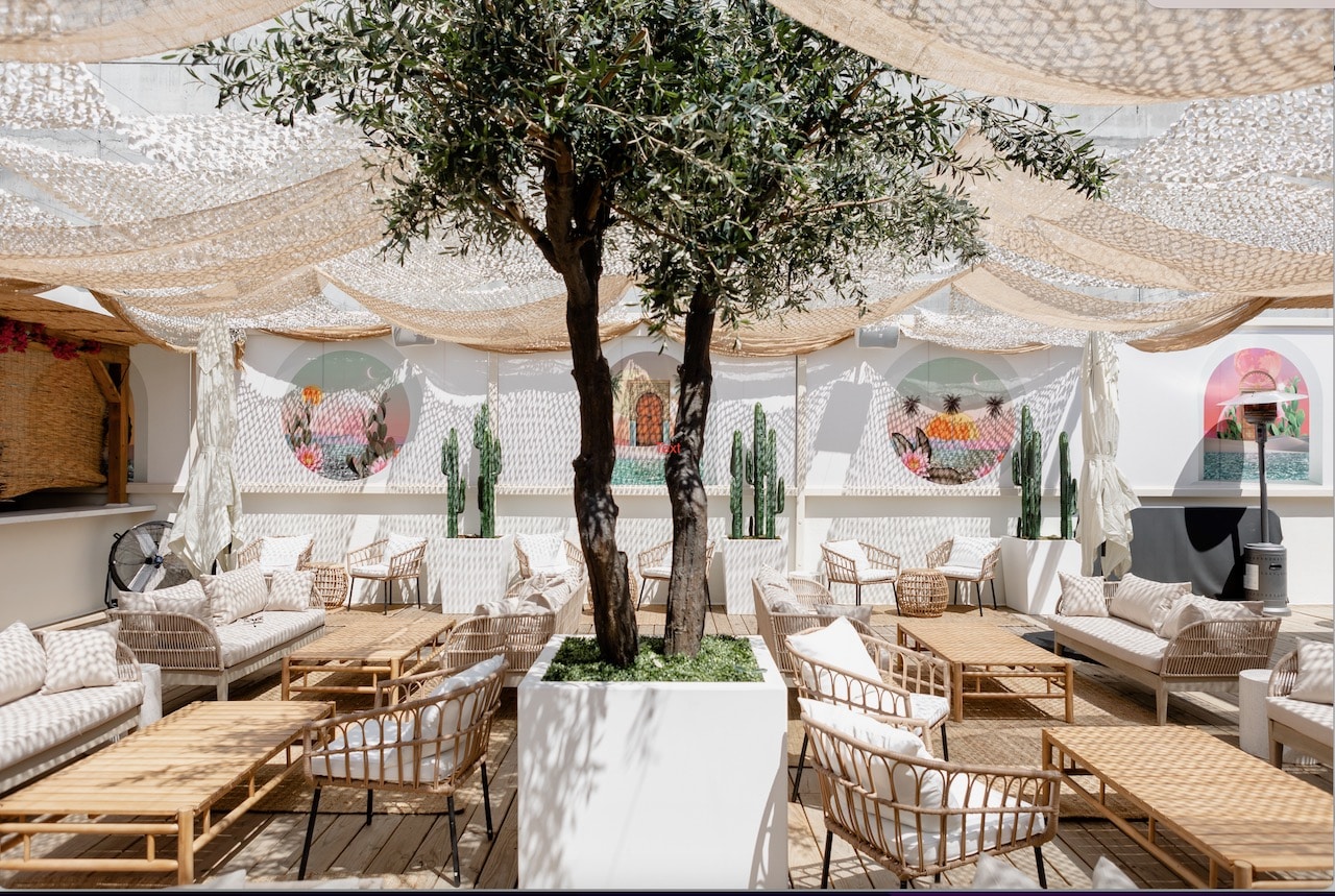 The Rooftop Patio at Soluna on Queen West.