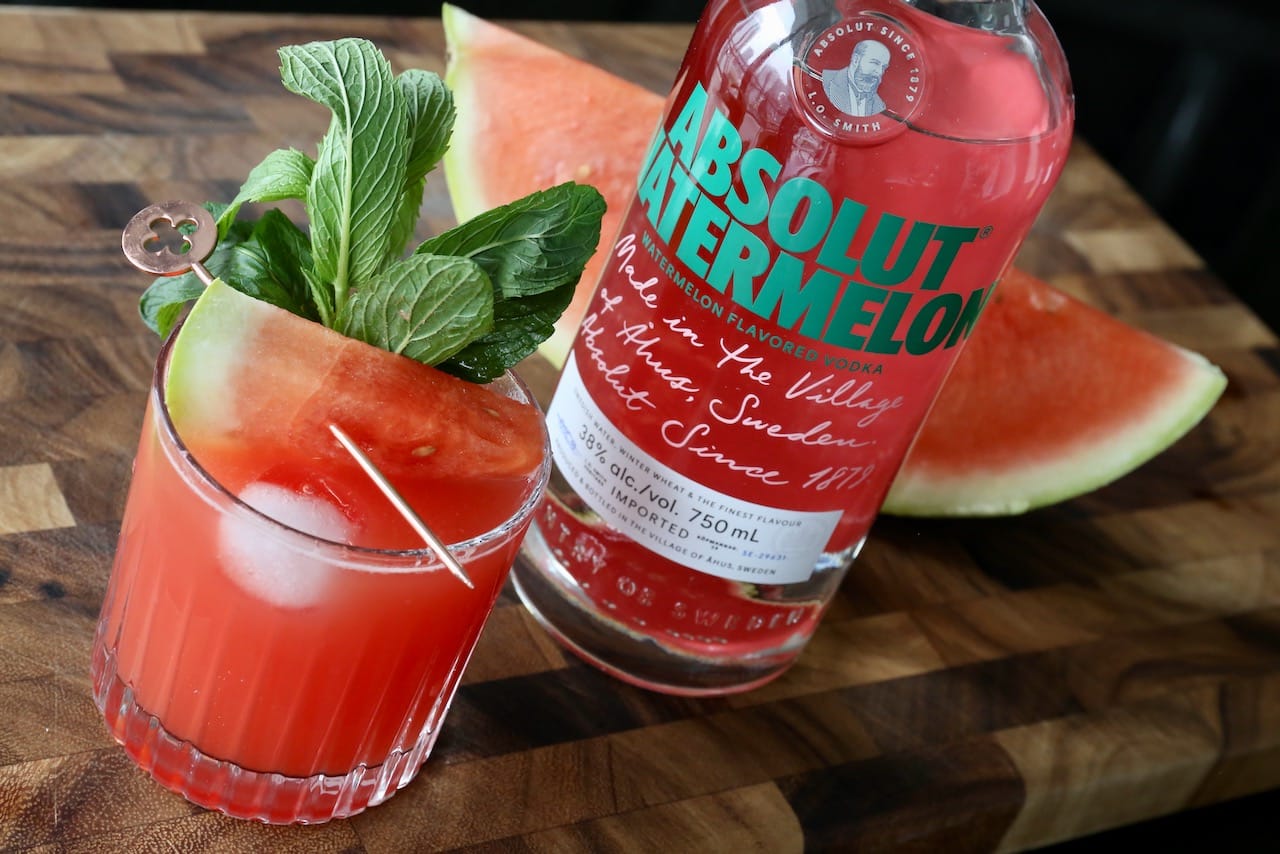 Now you're an expert on how to make a thirst quenching Absolut Watermelon Mint Cocktail recipe! 