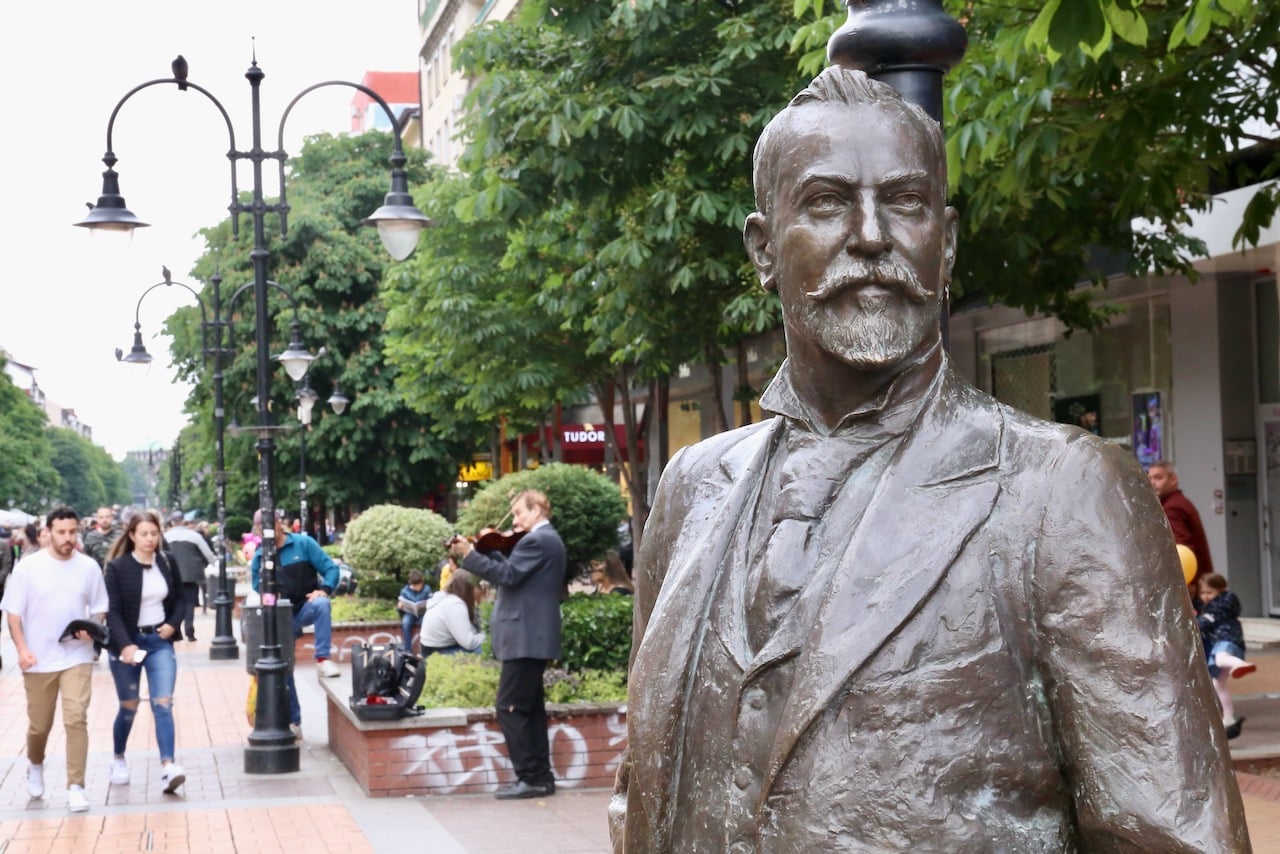 Things to do in Sofia on a weekend: Enjoy people watching along Vitosha Boulevard.