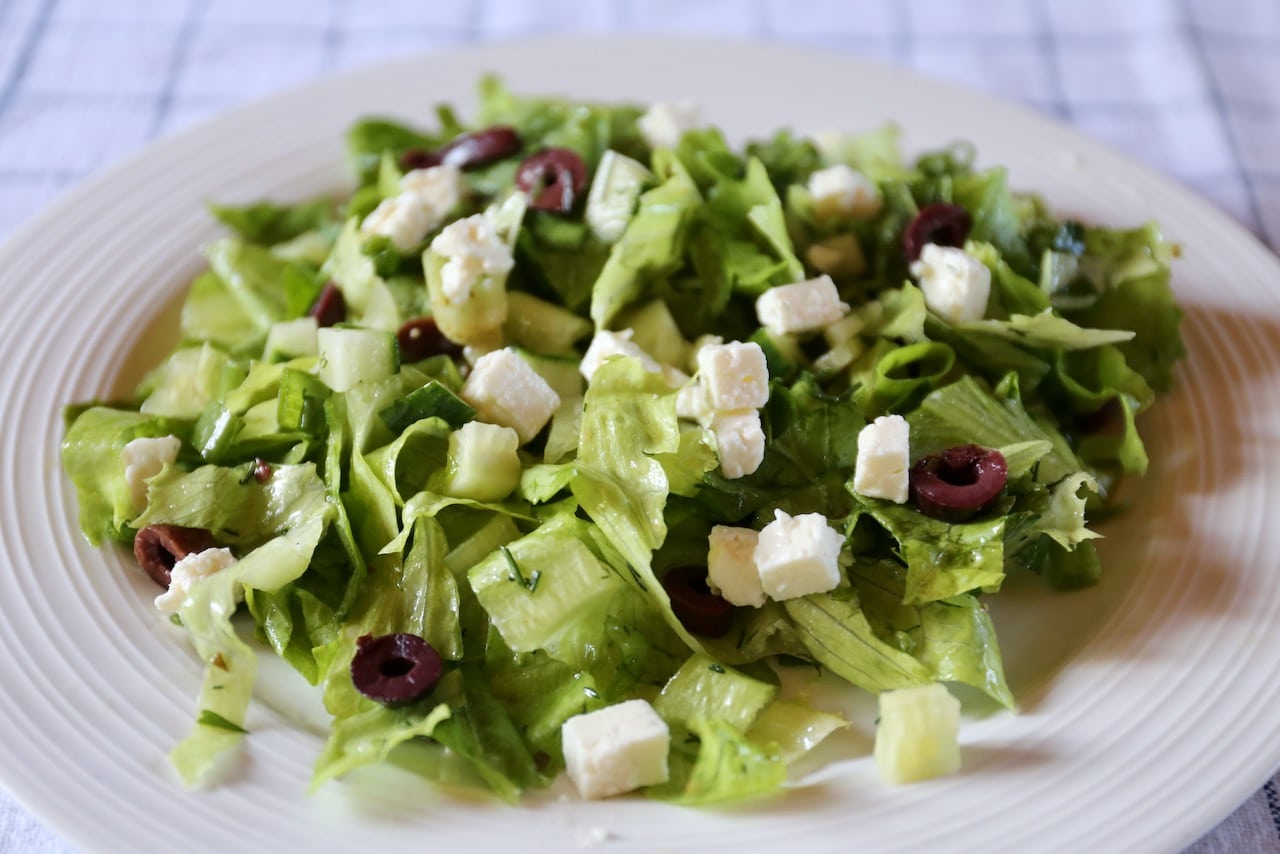 Maroulosalata Greek Lettuce Salad Recipe