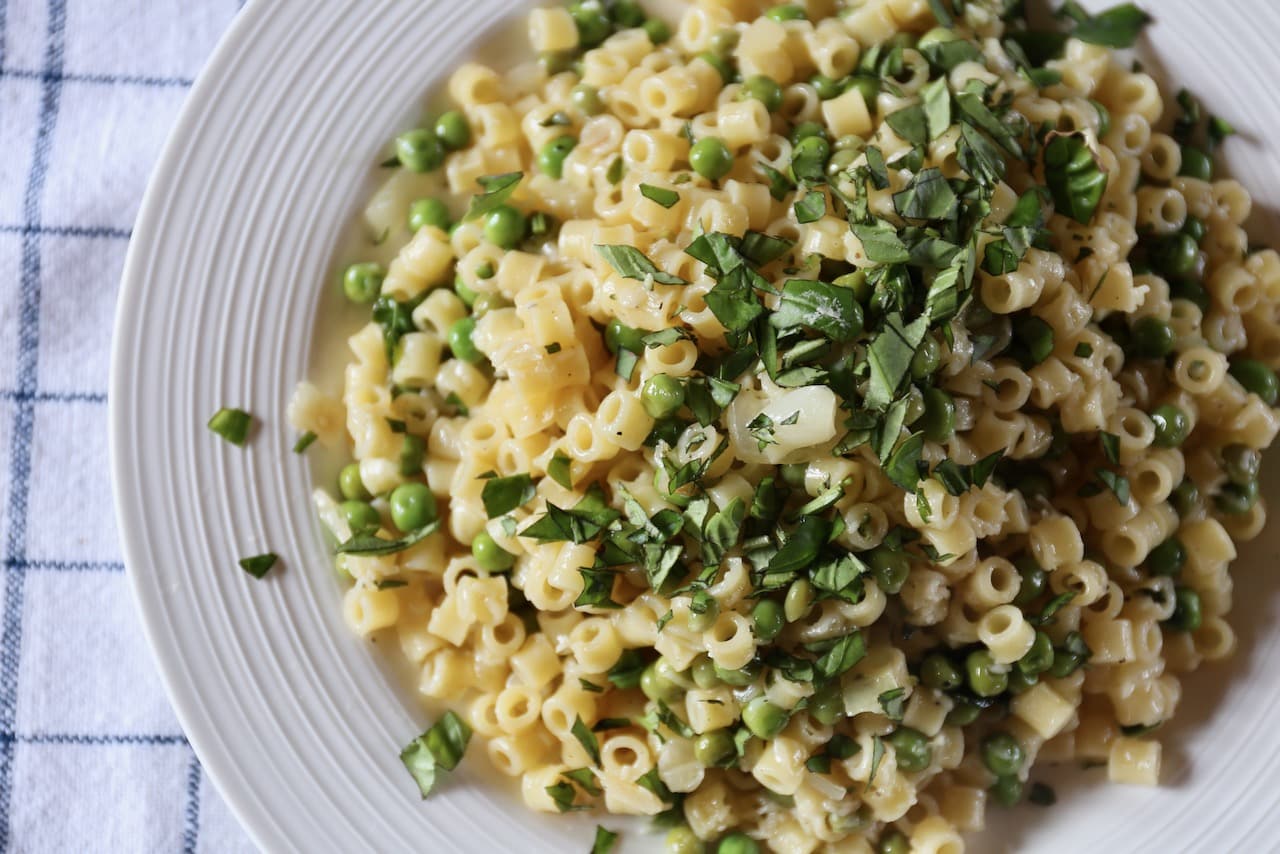 This recipe is vegetarian but you can make it vegan by omitting the cheese.