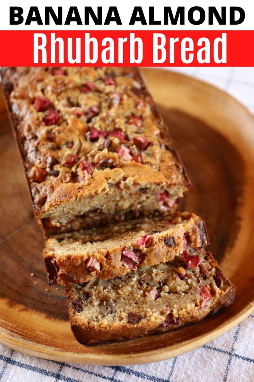 How to make Banana Rhubarb Bread.