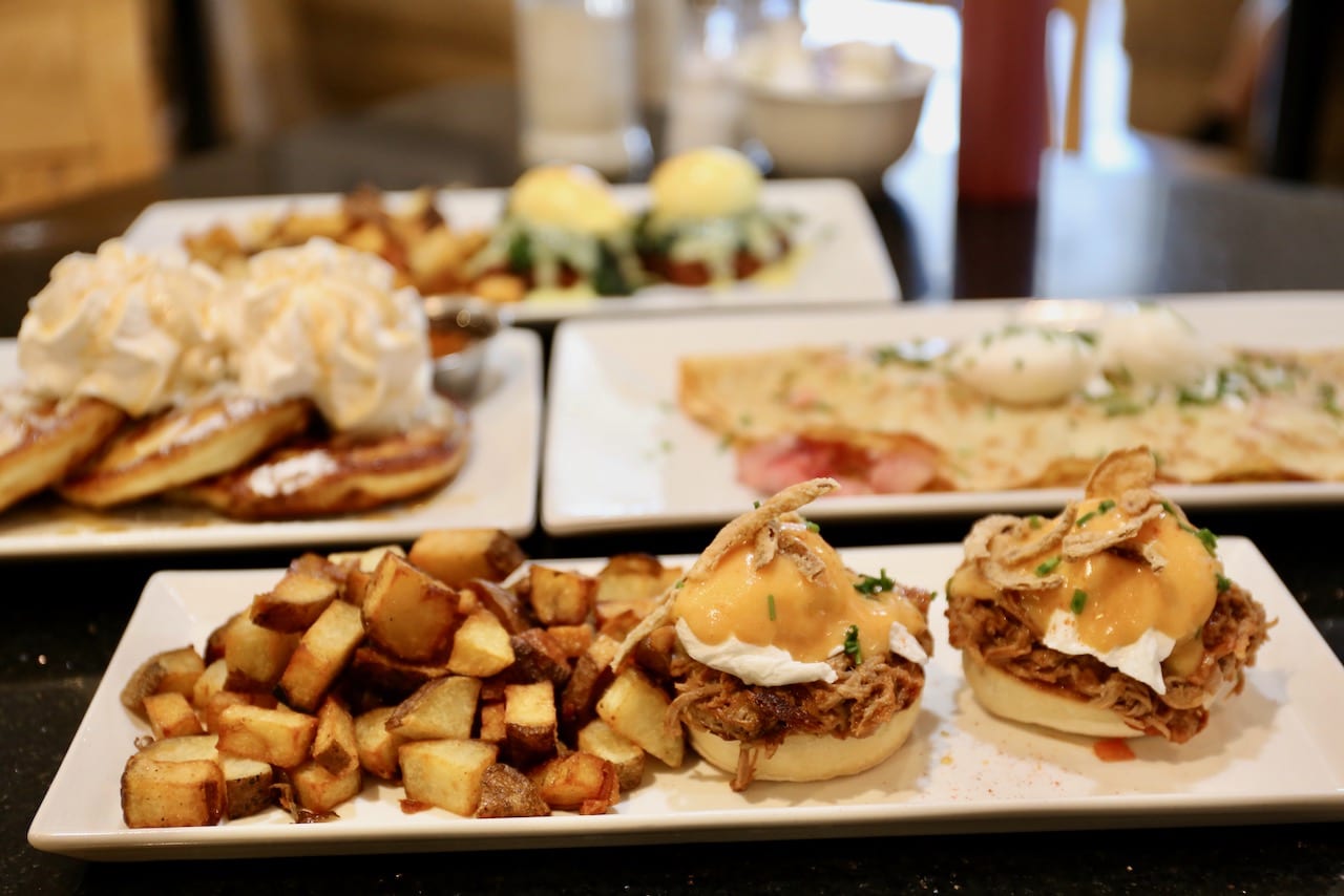 Locals love to enjoy brunch at The Breakfast Pig in Sault Ste Marie. 