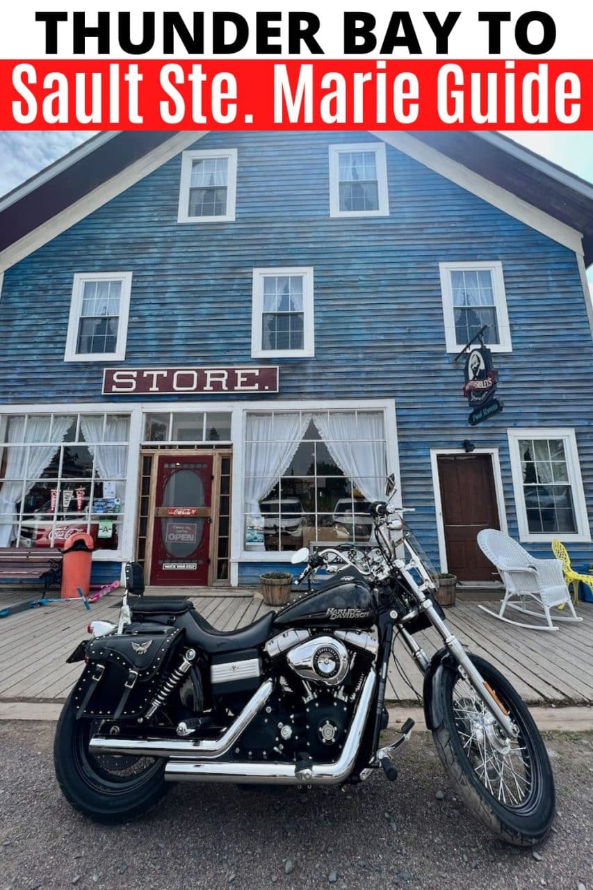 Save our Thunder Bay To Sault Ste Marie Northern Ontario Road Trip Guide to Pinterest!