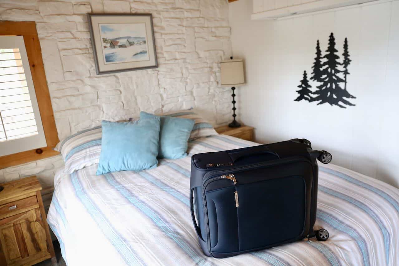 Samsonite D’Lite Spinner Cabin Luggage.