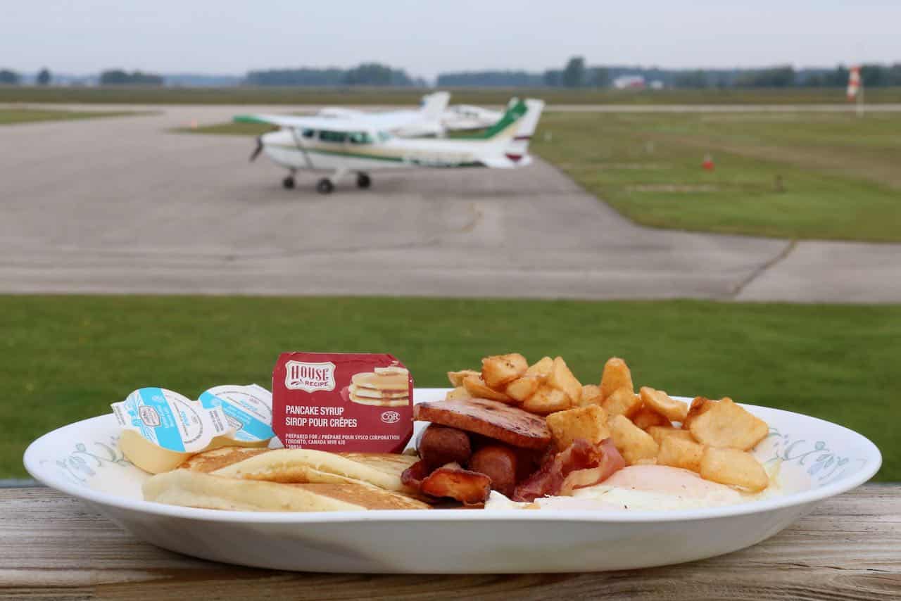 Fun Things To Do In Tillsonburg For Kids: Eat breakfast overlooking the runway at Skyway Cafe. 