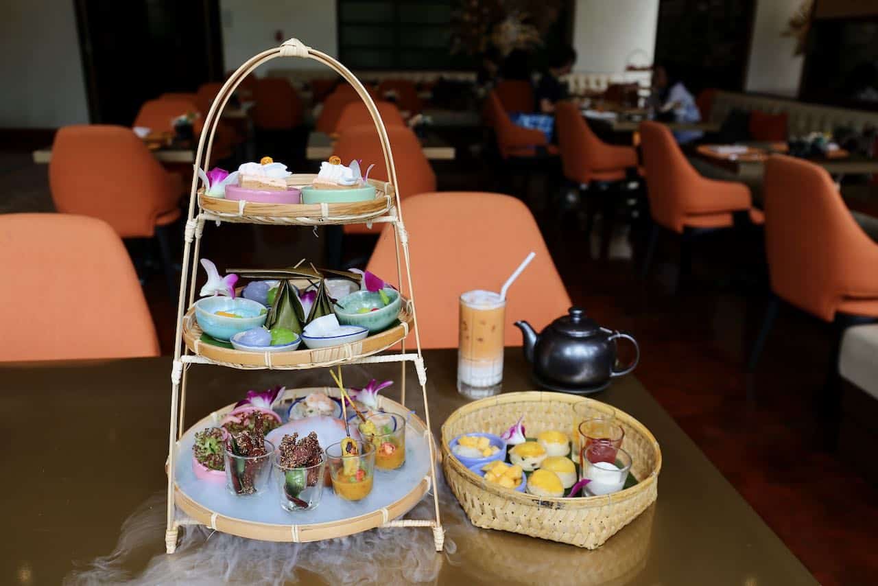 High Tea drama found at Hotel Indigo Bangkok Wireless Road thanks to billowing clouds of dry ice.