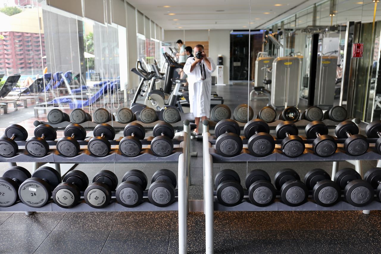 Enjoy a workout at the hotel's fitness centre.