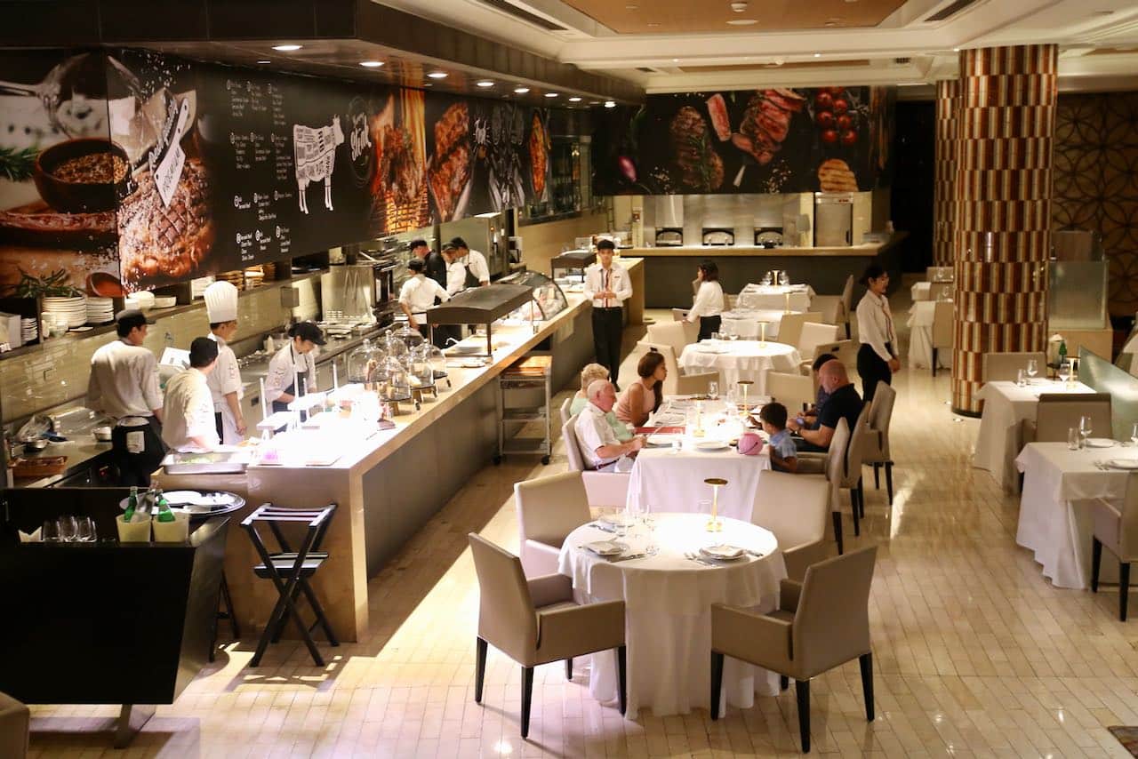 Volti Tuscan Grill & Bar dining room.