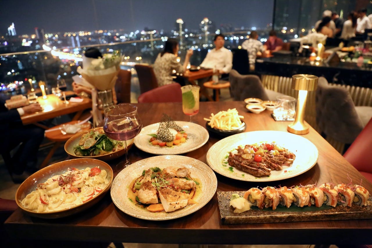SEEN Restaurant menu features Japanese, Italian and steakhouse staples.