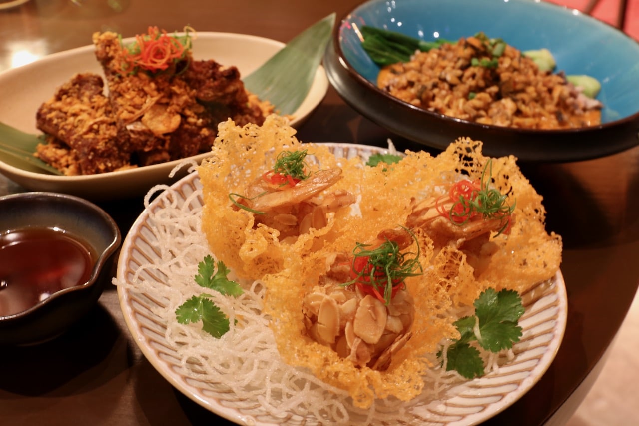 Pan-Asian cuisine at Spice & Barely.