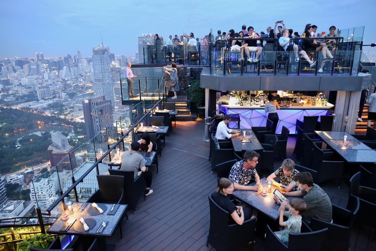 Celebrate a special occasion on the romantic rooftop at Banyan Tree Bangkok's Vertigo Restaurant.